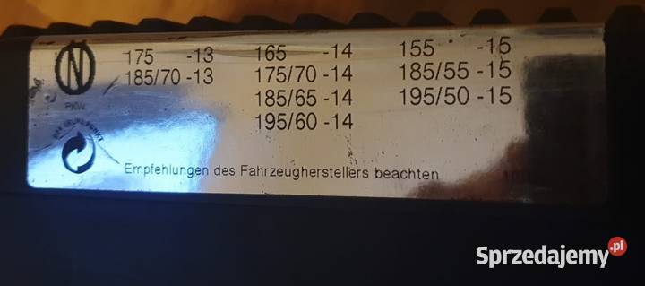 Łancuchy snjezne na kola zimowe R13 R14 R15 zachodniopomorskie Trzebiatów