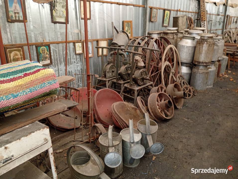 Starocie beczka niecka grabie drabina chodnik mazowieckie