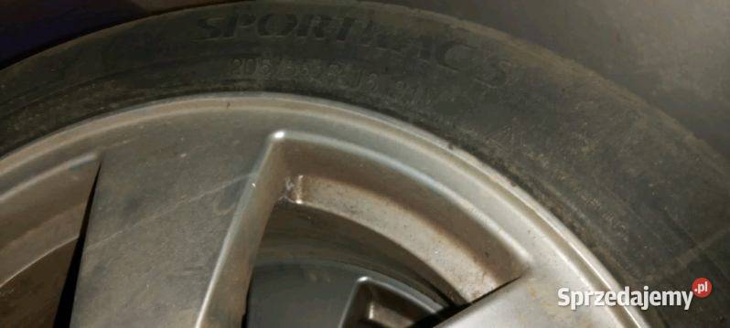 Felgi Saab 93 OE alufelgi 16 65 x 16 5x 110 plus Opony i felgi sprzedam