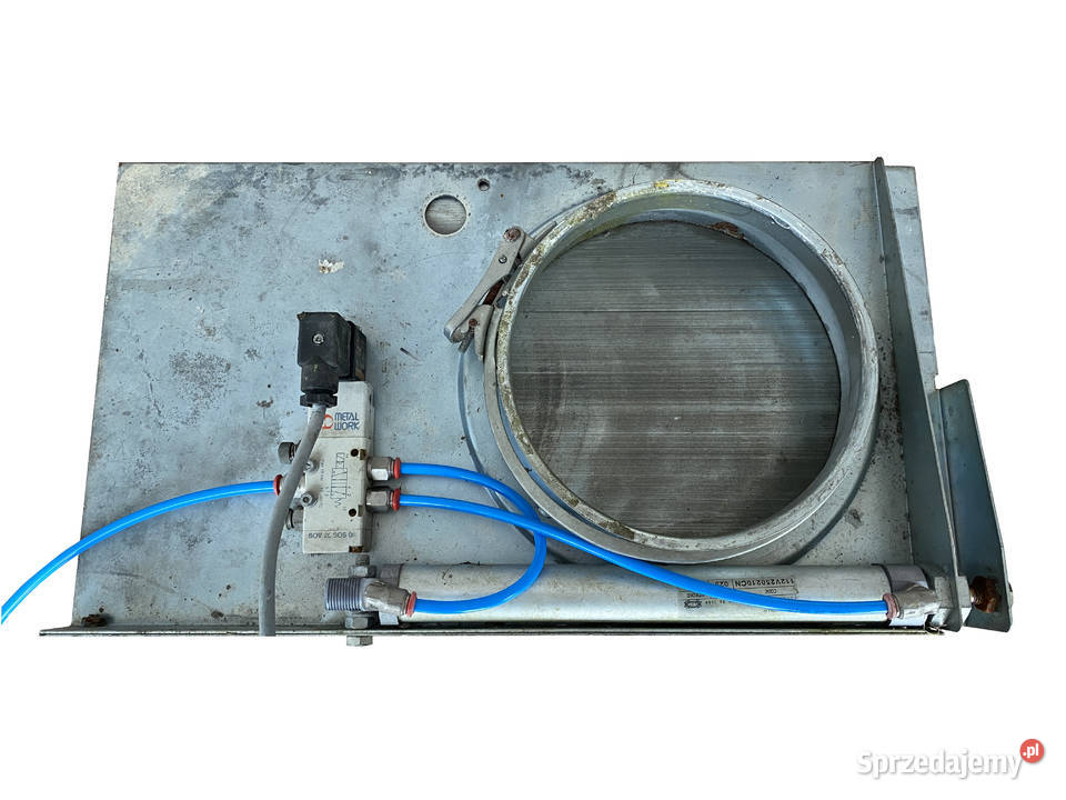 Zasuwa ocynkowana pneumatyczna fi 180 mm