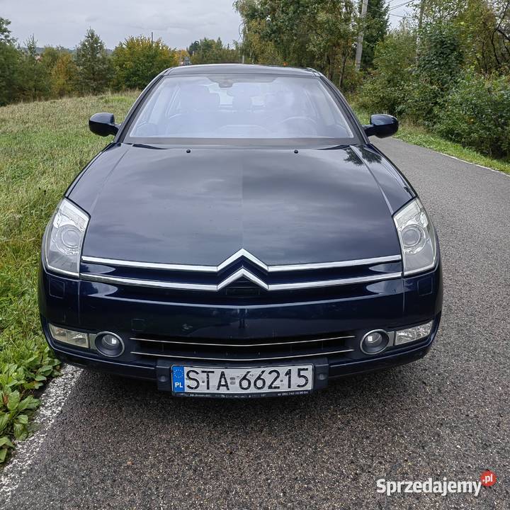 Citroen C6 30 HDi V6 240 Niebieski metalik Dobczyce