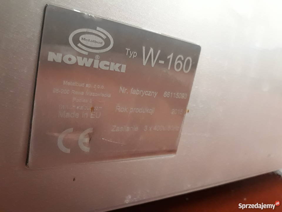 Wilk kątowy W160 NOWICKI 2015r Gowidlino