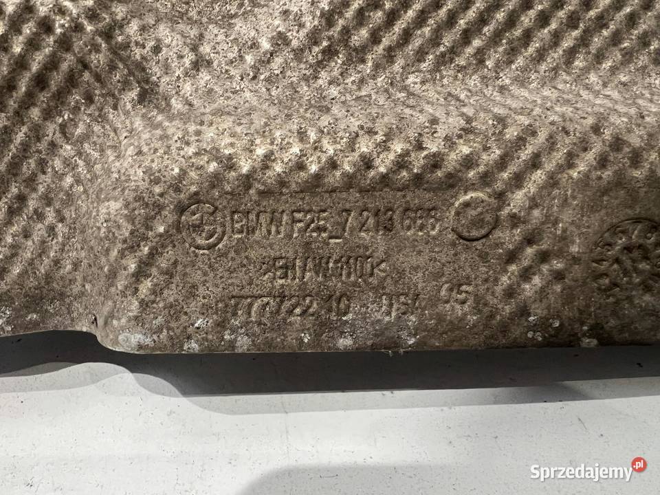 BMW X3 F25 X4 F26 OSŁONA IZOLACJA TERMICZNA osobowe