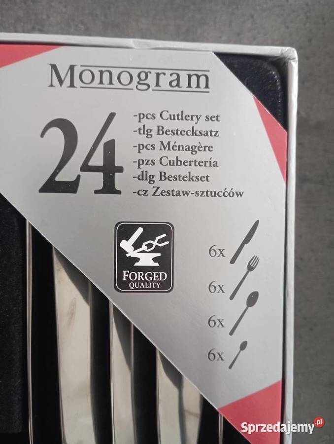Sztućce Monogram 246kpl x2 Kościerzyna