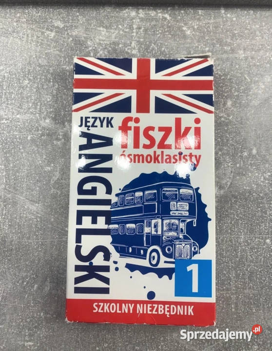 Fiszki ósmoklasisty język angielski podkarpackie Jasło sprzedam