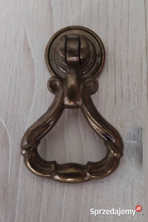 uchwyt meblowy retro stare złoto Wrocław sprzedam