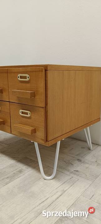 szafki nocne nakastliki drewniane vintage design Radomsko sprzedam