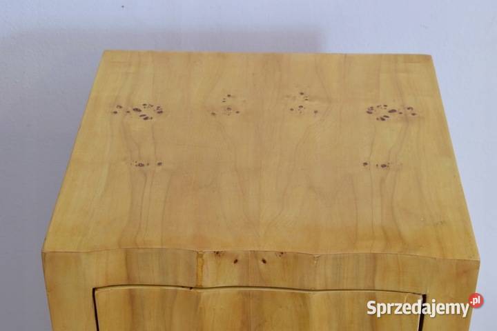 Drewniana Szafka Art Deco Szafa Komoda 3 Półki Kraków