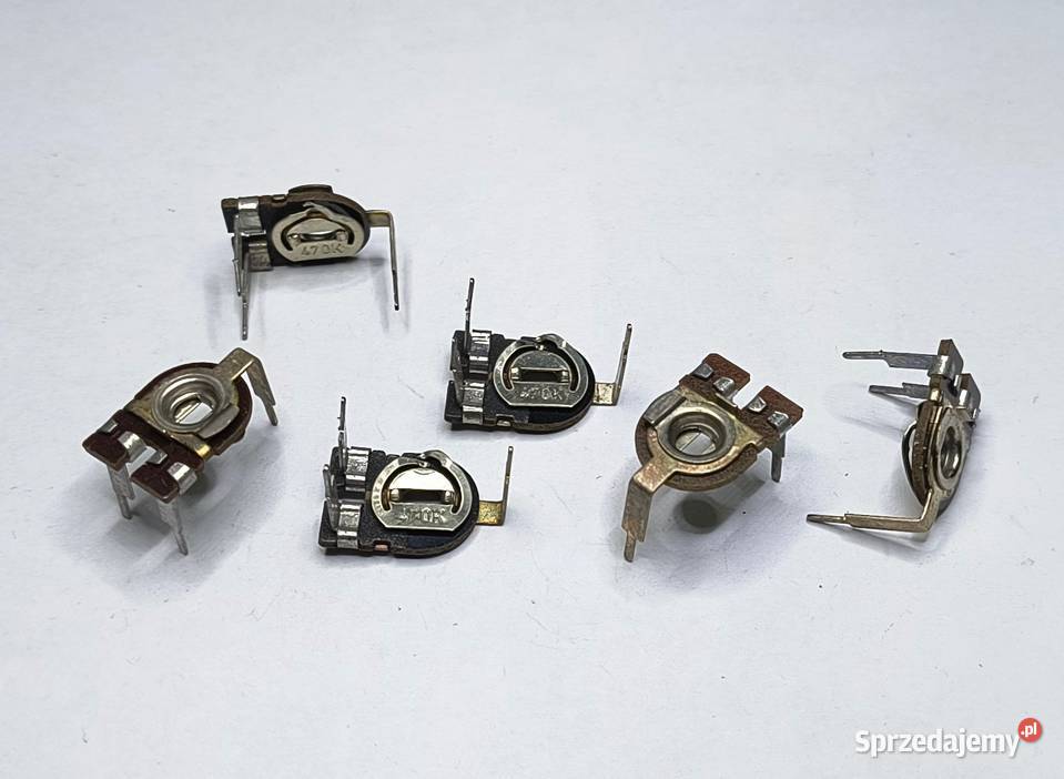 Potencjometr montażowy 470k TVP114 Unitra TELPOD Gdańsk