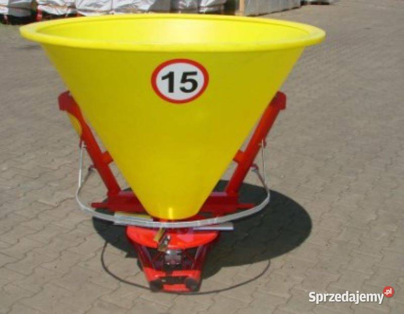 Rozsiewacze nawozów jednotarczowe z plastikowym Rozsiewacze nawozów Proszówka