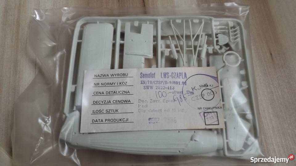 Unikat Model do sklejania LWS CZAPLA z Prlu Grodziczno