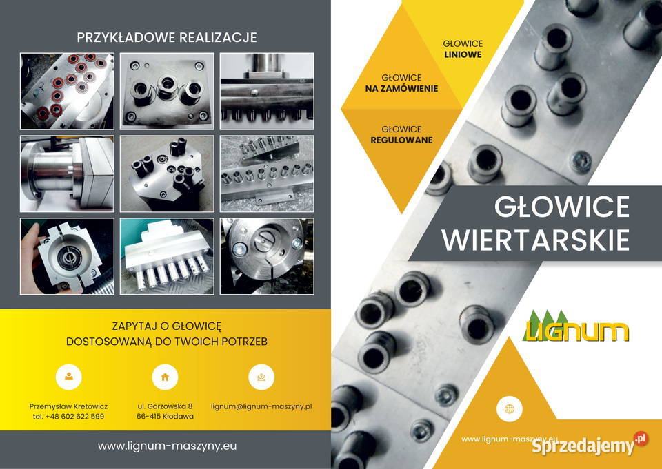 produkcja glowic wielowrzecionowych do wiercenia Produkcja lubuskie Kłodawa