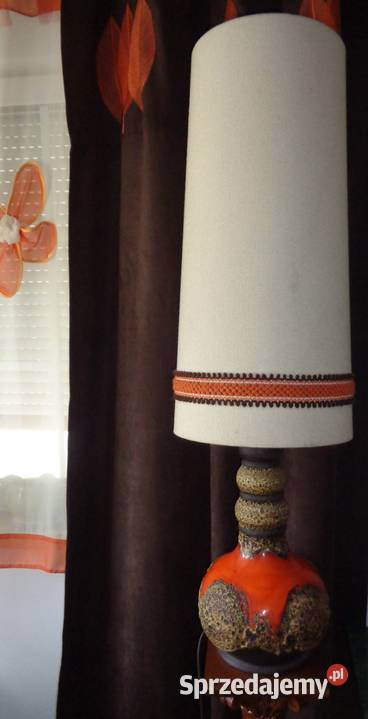 wielka lampa ceramiczna lawa Niemcy Oświetlenie kujawsko-pomorskie Strzelno