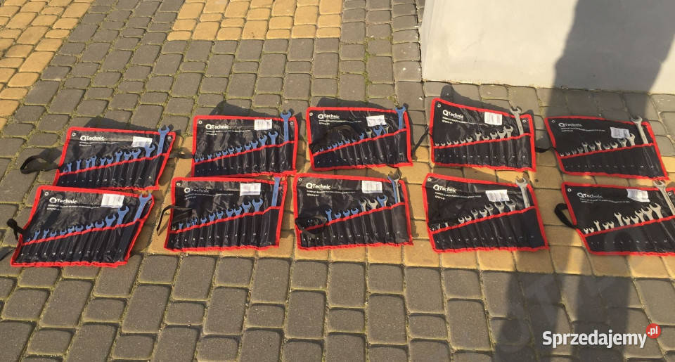 Klucze płasko oczkowe 10 kompletów 622 NOWE kujawsko-pomorskie Ruda
