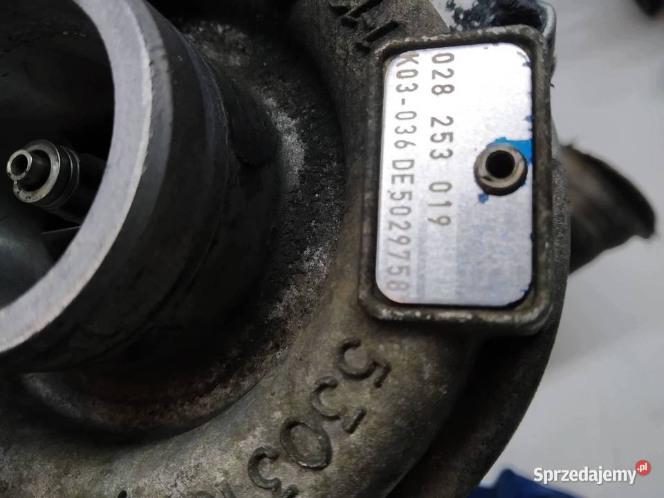 TURBOSPRĘŻARKA 028253019 19 TDI VW Volkswagen