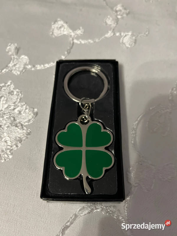Brelok do kluczy czterolistna koniczna Bielsko-Biała