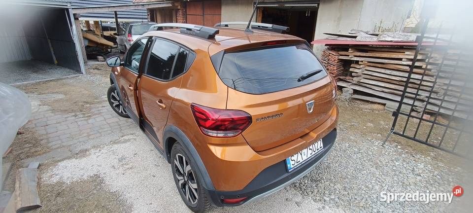 Dacia Sandero Stepway LPG Bezwypadkowy Gwarancja czujnik martwego pola Samochody osobowe Cięcina