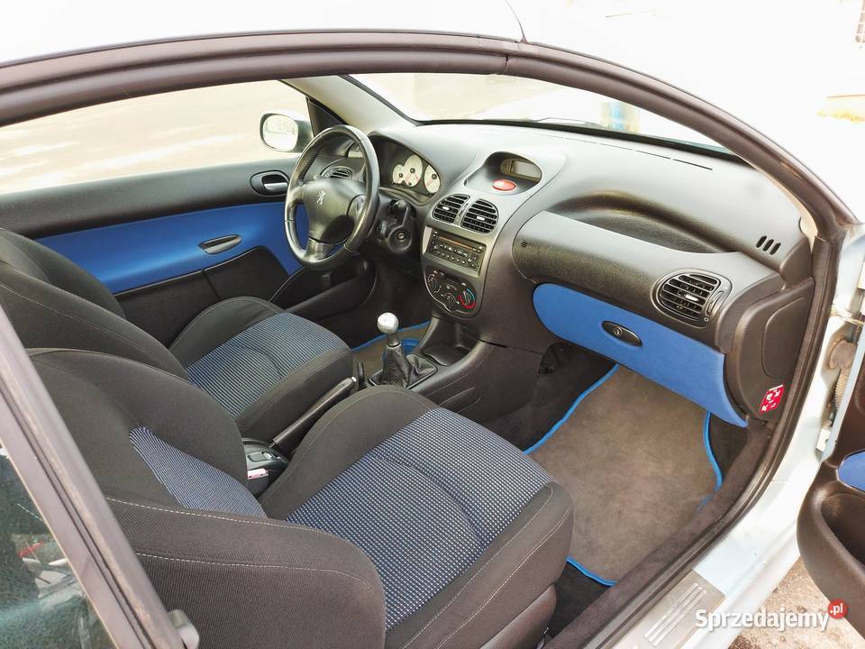 Peugeot 206 CC niski przebieg FV23 niebieski 206 CC