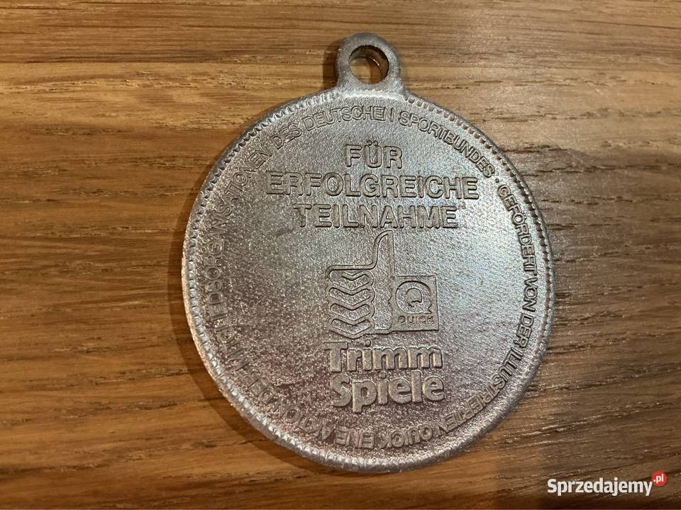 Srebrny Medal Kolarstwo 1920 Niemcy Nowa Sól
