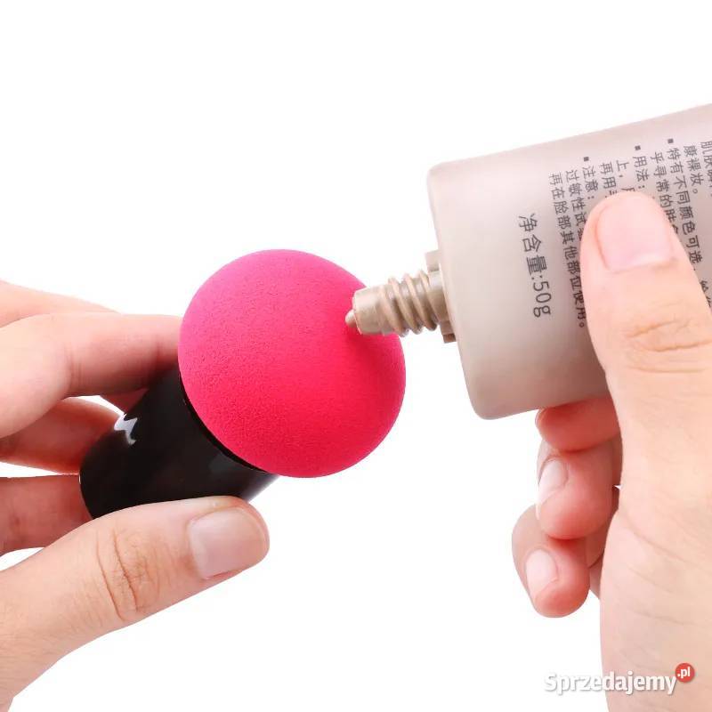 Gąbka do makijażu Powder Puff Pudełko Różowy