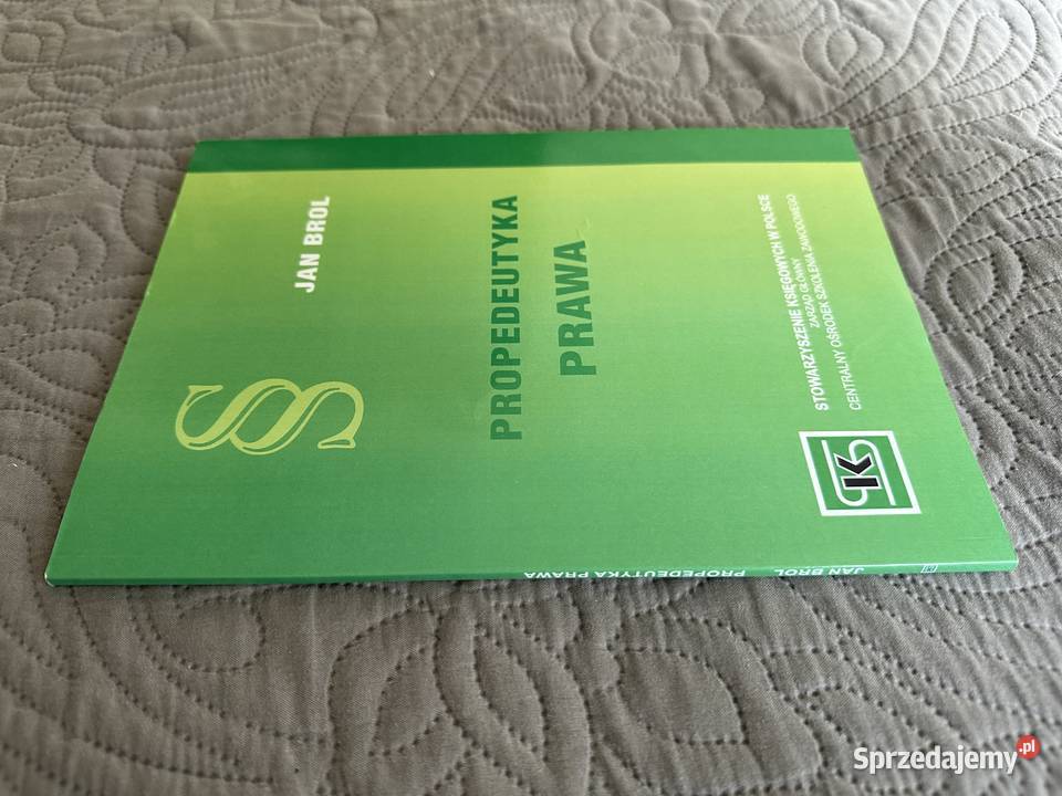 PROPEDEUTYKA PRAWA JBrol prawo i administracja Warszawa sprzedam