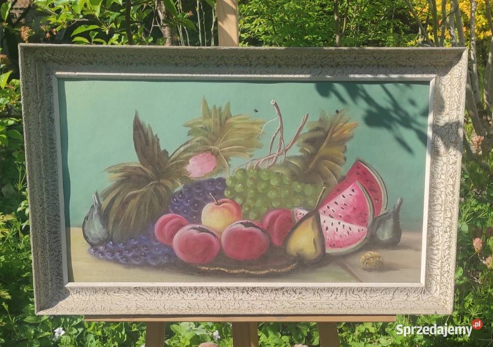 MARTWA NATURA W ORYGINALNEJ STAREJ RAMIE Pabianice