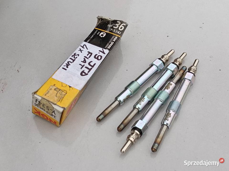 Świece żarowe 4x Fiat Grande Punto 19 Multijet Chorzów