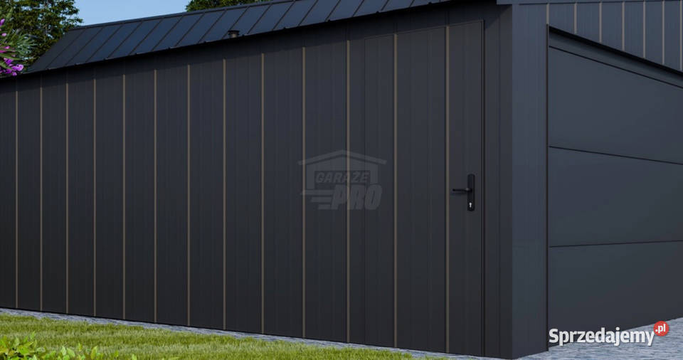 Garaż blaszany 6m brama segmentowa drzwi blacha zachodniopomorskie sprzedam