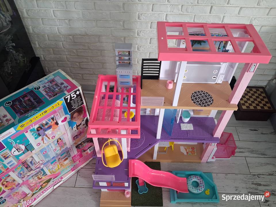 3x Domki Barbie DreamHouse winda zjeżdżalnie Zabawki Bolesławiec