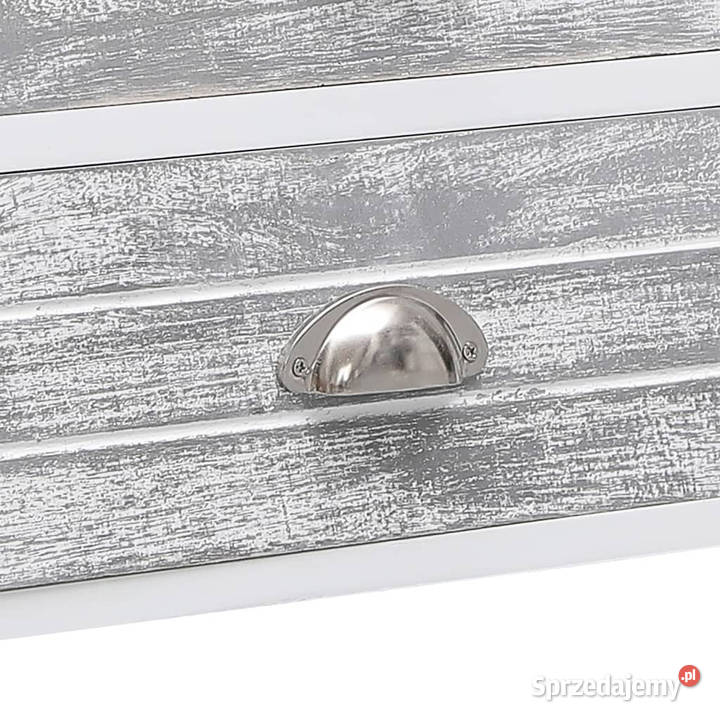 Szafka pod TV białoszara108x30x40 drewno Warszawa