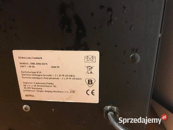 kominek elektryczny Sopot