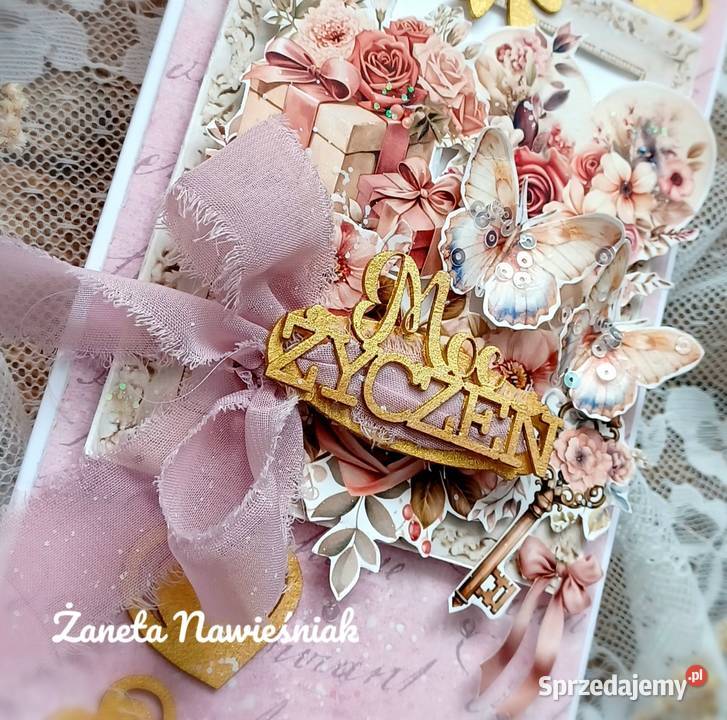 Kartka urodzinowa hand made urodziny