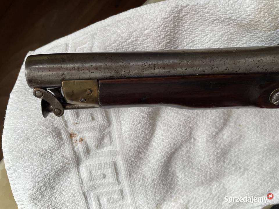 Angielski pistolet wojskowy skałkowy Czaplinek