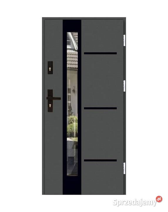 Drzwi Termo 85mm ościeżnica stalowo drewniana Dom i Ogród Dęblin