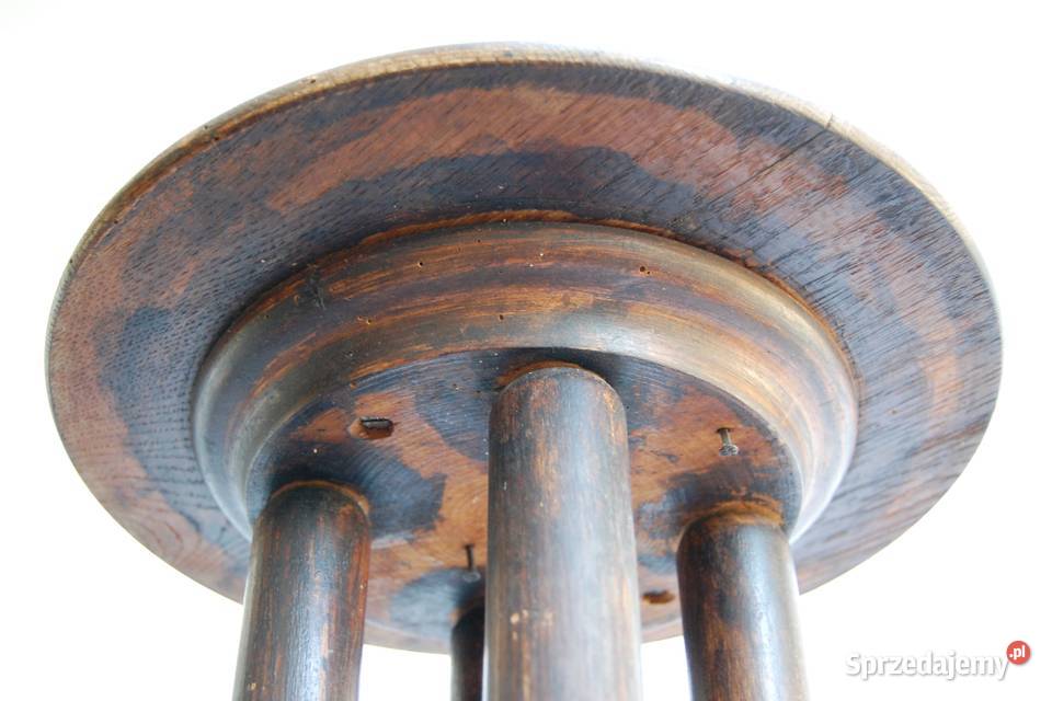 Kwietnik drewniany kolumna art deco sprzedam