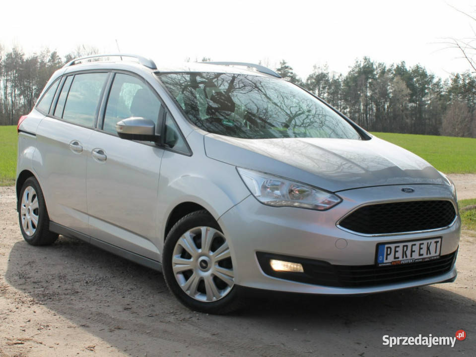 Ford Grand C 15 D 120 Automat NAVI Grzane FOTELE komputer pokładowy Zielenin