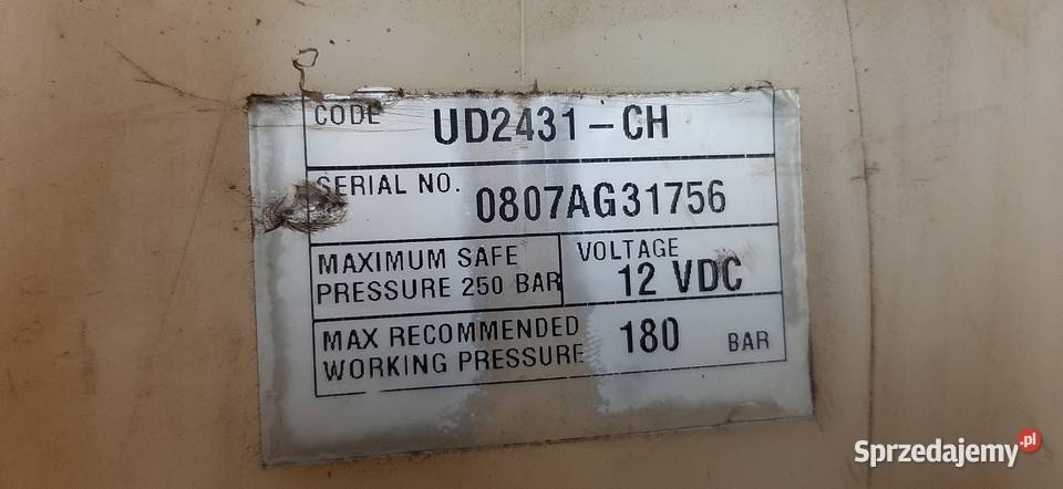 Agregat hydrauliczny SPX Fenner 12V do kipra wielkopolskie Granowo sprzedam