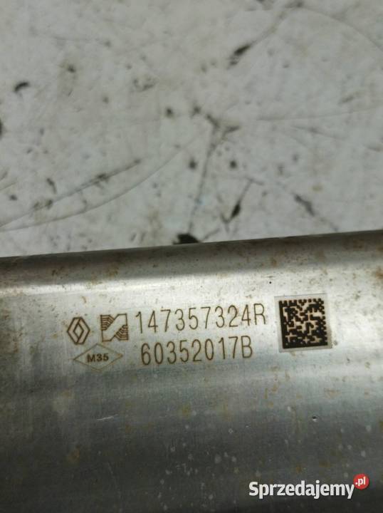 CHŁODNICA SPALIN 147357324R 15 DCI Renault Rok produkcji 2016