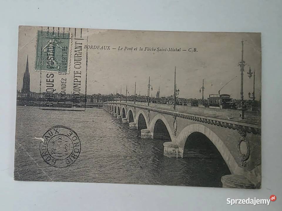 Stara pocztówka Francja