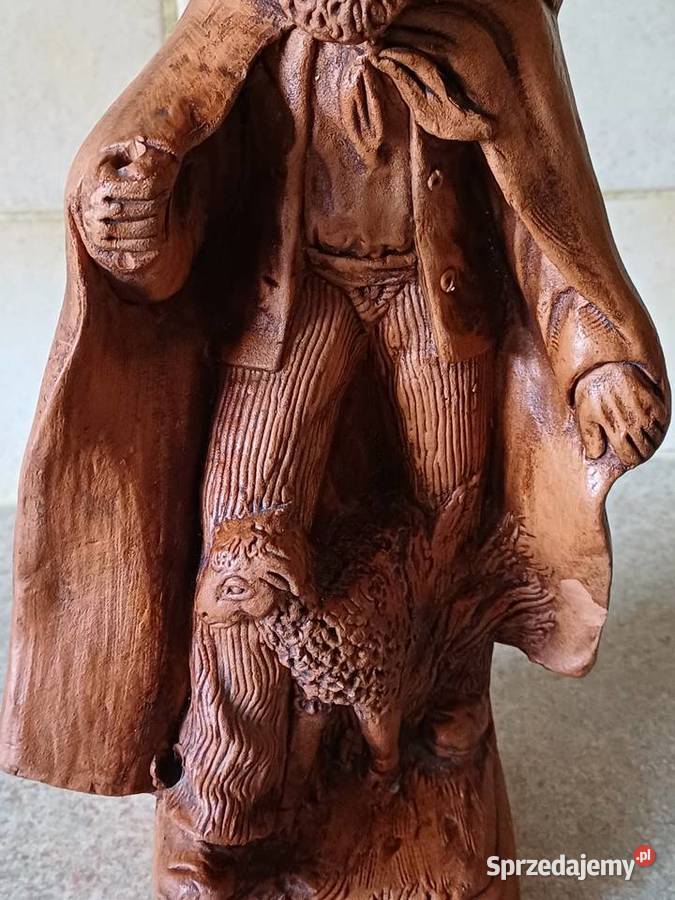vintage figurka z terakoty Nowy Targ