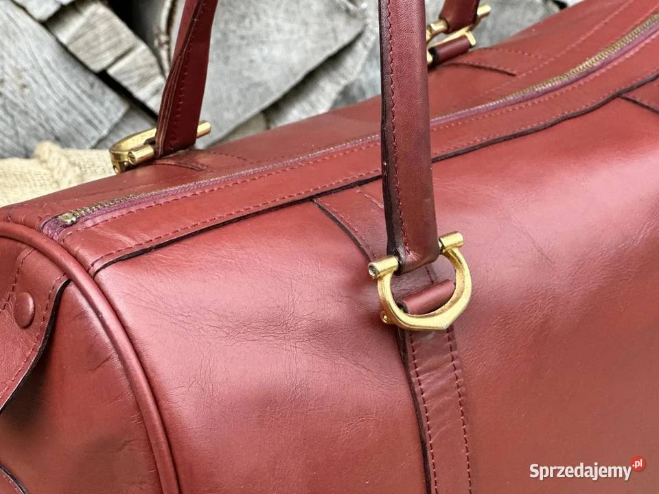 Torba Vintage Cartier Boston 40 stan idealny 100 żółty/złoty Warszawa sprzedam