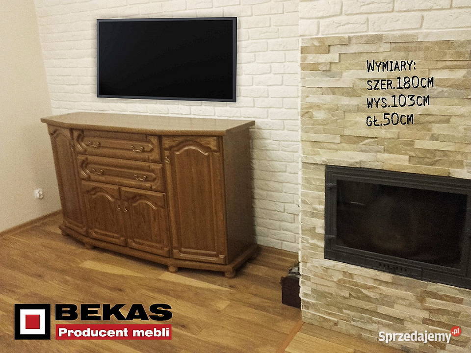 Komoda RTV 150 Wysoka 2D 3S Bekas Orzech średni 102cm opolskie Kluczbork