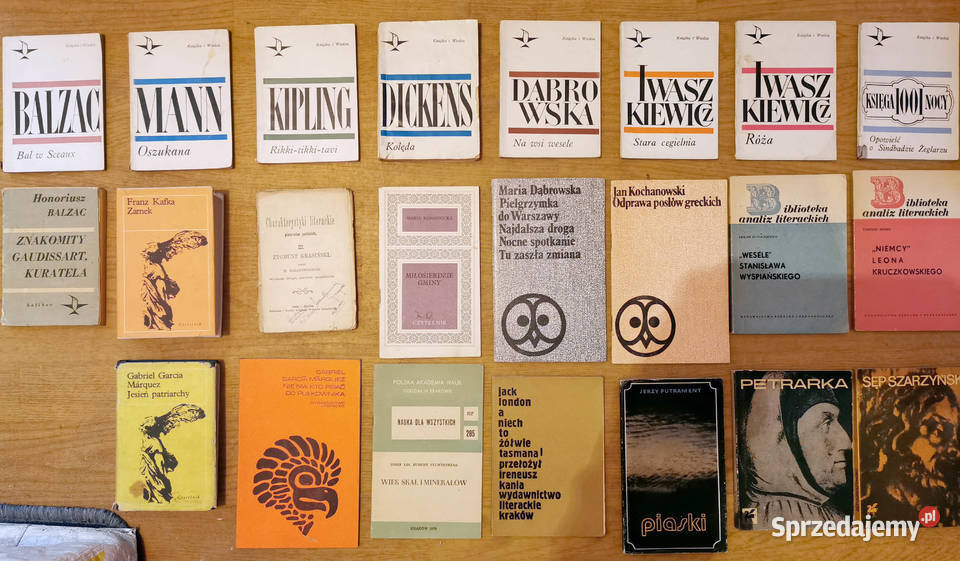 Książki likwidacja biblioteki 10 mazowieckie Warszawa sprzedam