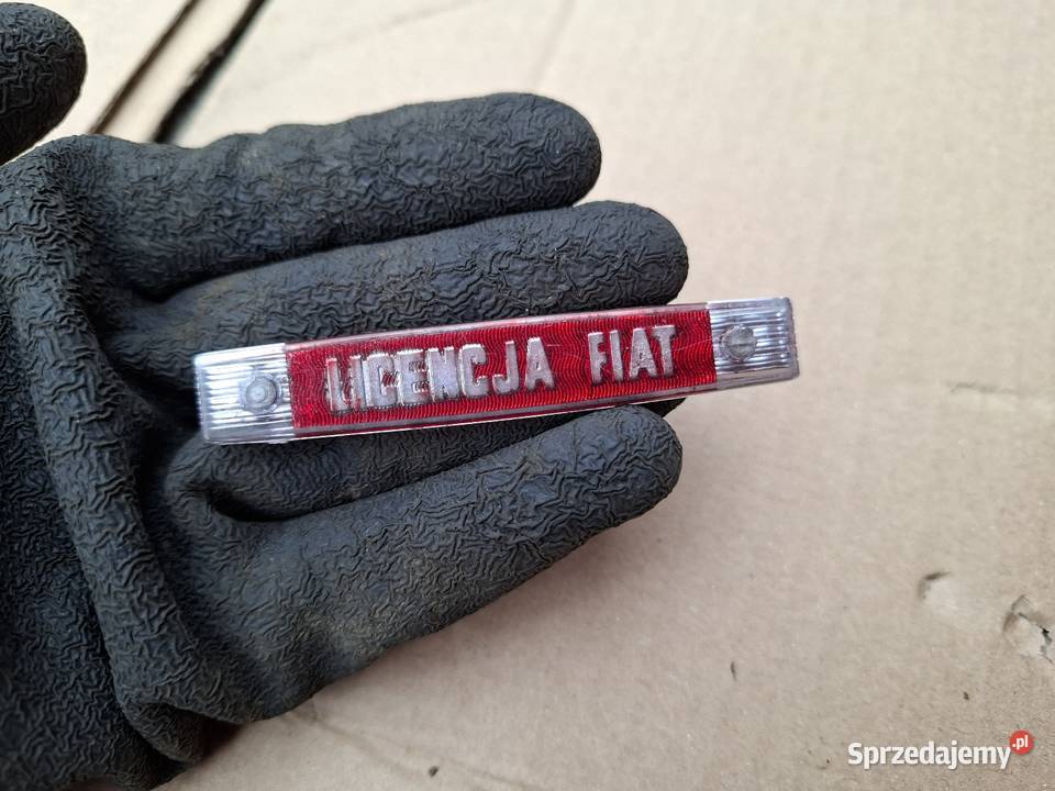 Emblemat znaczek logo Licencja Fiat 126p Maluch Strzelce Opolskie