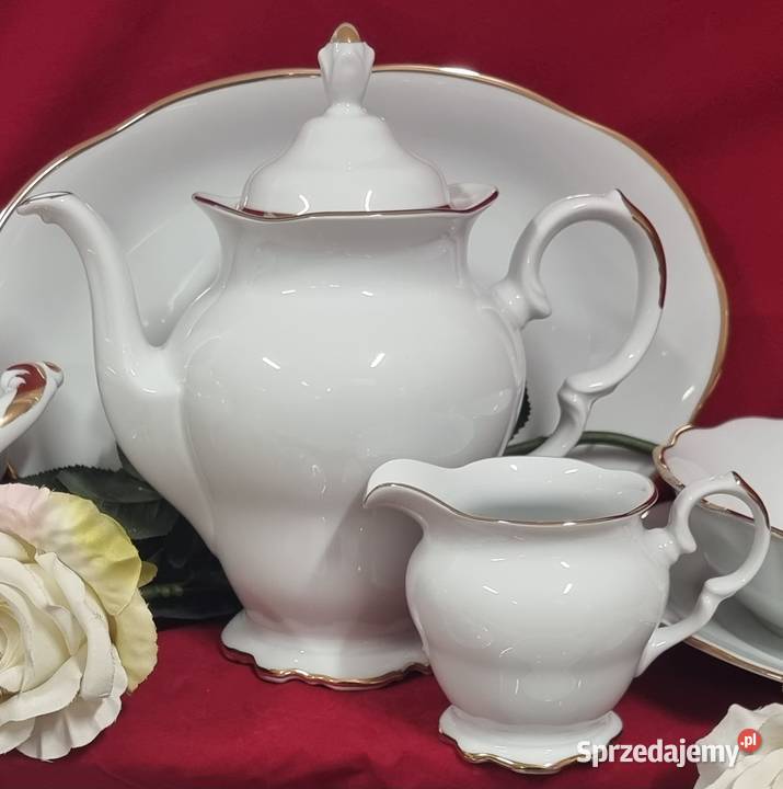 Alaska Golden Belt 1239 serwis do kawy porcelana dolnośląskie Wałbrzych sprzedam
