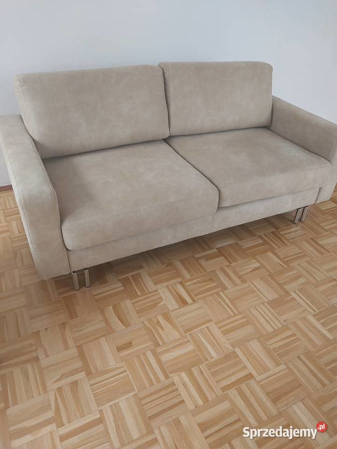 2 sofy tapicerka irchopodobna plamoodporna 40cm