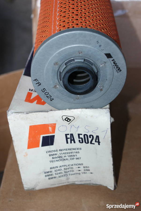 Filtr oleju BMW 3 E30 5 E28 24D 09830693 OM 521 mazowieckie Białobrzegi