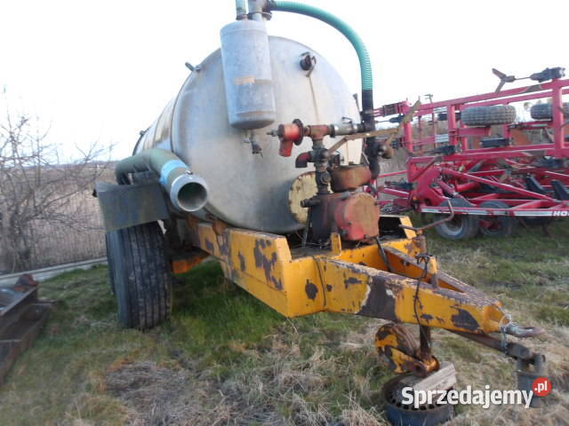 Beczkowóz przyczepa asenizacyjna 7000 l tandem Tychowo