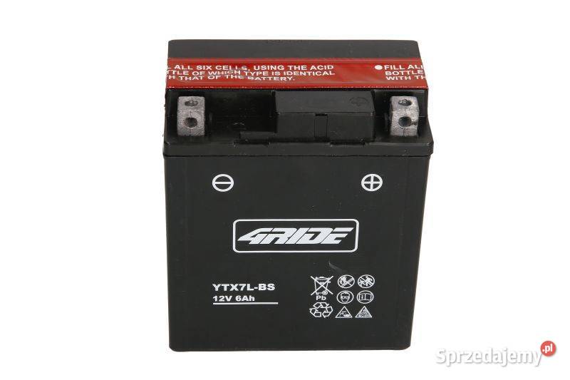 Akumulator motocyklowy 4 RIDE YTX7LBS 12V 6Ah Wrocław