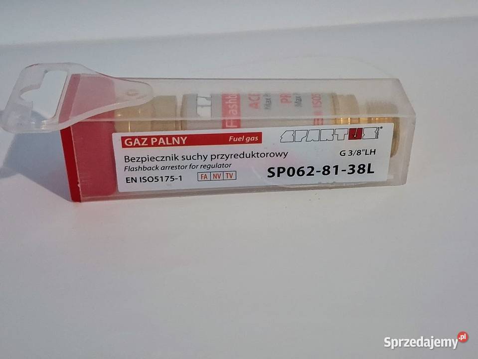 Bezpiecznik reduktorze butli acetylenpropan 38 Palniki Rawicz sprzedam